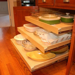 Kitchen Slide Out Shelves - Kitchen Drawer Organizers