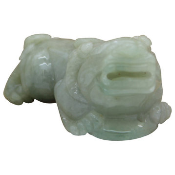 Fengshui Figure Hand Carved Chinese Natural Jade Pixiu Pendant