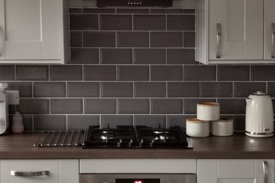Design ideas for a modern kitchen in West Midlands.