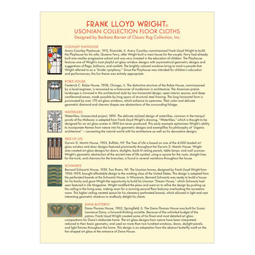 Exclusive Frank Lloyd Wright Floor Cloths