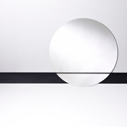 Decora Slide Circle Mirror - Deknudt Mirrors - Wall Mirrors