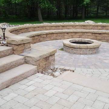 Cannon Lake Firepit Patio & Outdoor Kitchen