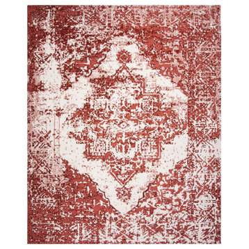 Safavieh Classic Vintage Collection CLV703 Rug, Rust/Ivory, 8'x10'
