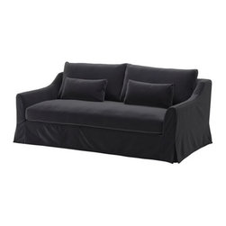 F&Auml;RL&Ouml;V Canap&eacute; 3 places, Djuparp gris fonc&eacute; - Sofas