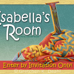 Door / Room Monster SIGN PRINTS - Kids Wall Decor