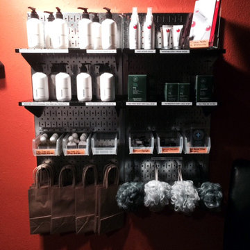 Salon Storage & Organization - Wall Mounted Storage Organization for Hair & Beau
