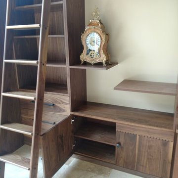 Custom Walnut Built In - Fairfax Station