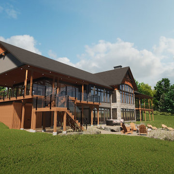 Centennial Lake Custom Waterfront Home