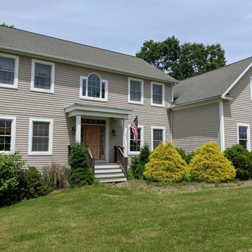 updated landscaping/ new walk in Oxford,CT