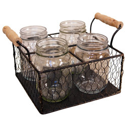 Rustic Kitchen Canisters And Jars by VIP International