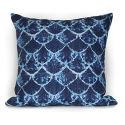 Shibori Cushion Soya Indigo - Decorative Cushions