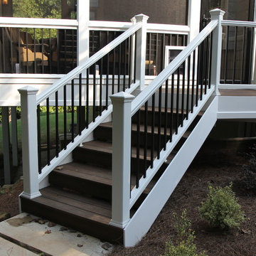 Marietta, GA Shed Roof Screen Porch & Deck