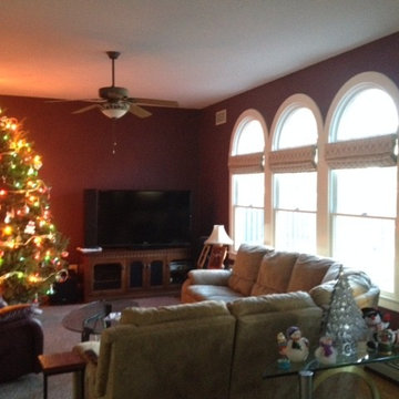 Cordless Fabric Roman Shades