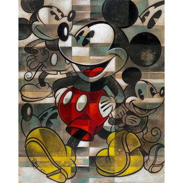 Disney Fine Art Drawing the Mouse by Tim Rogerson