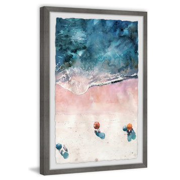 "Sunshine at the Beach" Framed Painting Print, 20"x30"
