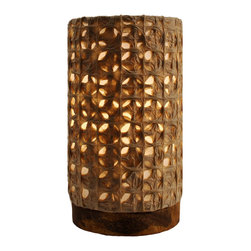Paper Cylinder Mini Lamp | 646 C - Table Lamps