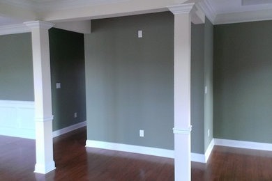 Example of a minimalist home design design in Philadelphia