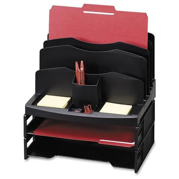 Sparco Smart Solutions Organizer With 2 Letter Tray