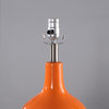 Farah Ceramic Table Lamps, Set of 2, Orange
