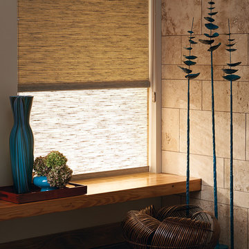 Hunter Douglas Alustra® Woven Textures® Roller Shades and Roman Shades