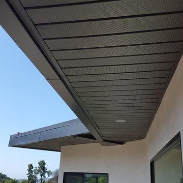 Cladding-Soffits, Fascia, Beams. Box Gutter "Tall" Glendale Ca.