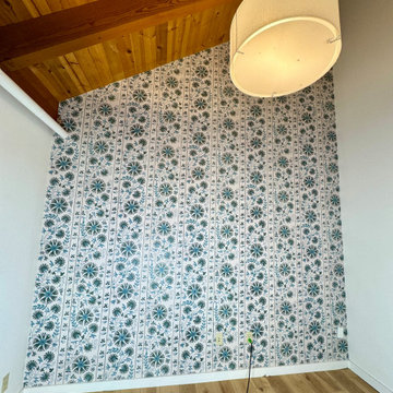 Wallpaper Installation on Textured Wall