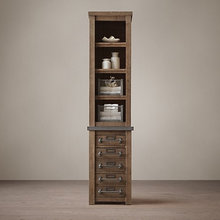 wooden bathroom display cabinets