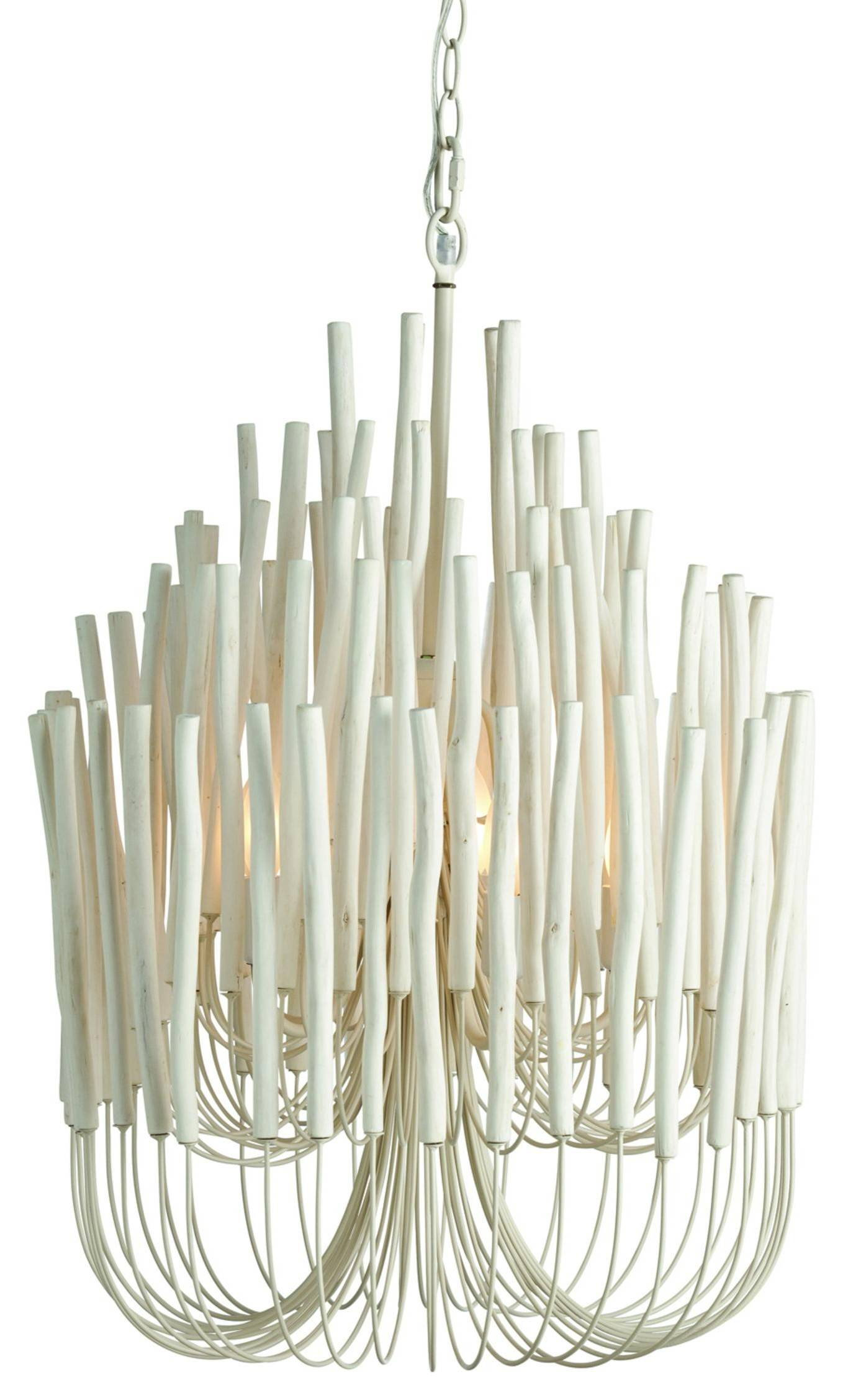 Tilda Chandelier - Elegant 5-Light Whitewash Design