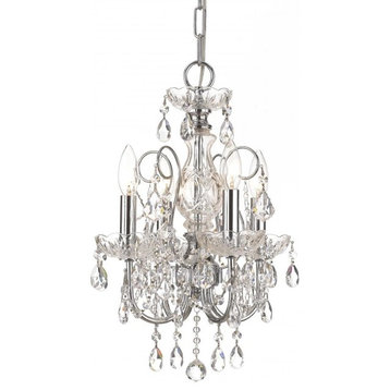 Imperial Four Light Polished Chrome Up Mini Chandelier