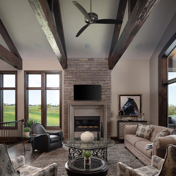 Award-Winning Modern Rustic Model Home