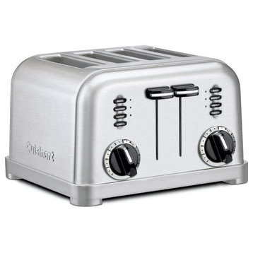 Cuisinart CPT-180 Metal Classic Toaster, 4 Slice, Brushed Stainless Steel