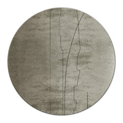 KALINA round tencel rug by BRABBU - Rugs