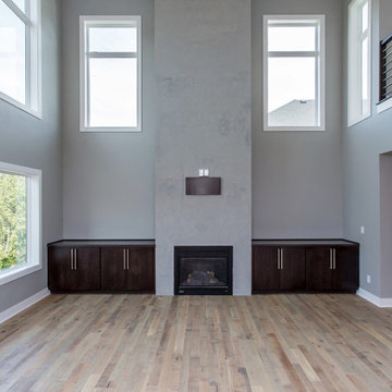1 1/2 Story Moern Prairie Plan #66118