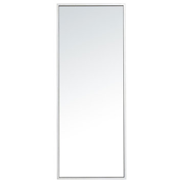 Elegant Lighting MR41436S Modern Monet Mirror Silver