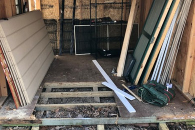 Shed repairs and addition