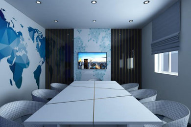 Example of a minimalist hallway design in Other