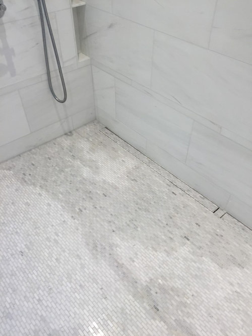 Marble Dark After Grouting : Polished Marble Tile Dull ...