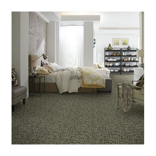 Matching carpet and laminate flooring