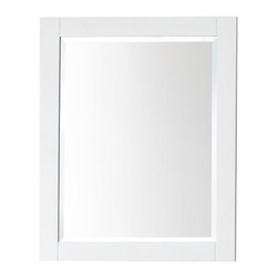 Avanity Corporation - Avanity 24" Mirror, White - Bathroom Mirrors