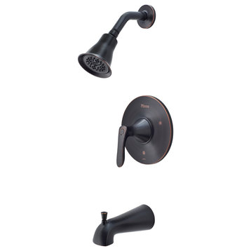 Weller 1-Handle Tub and Shower Trim, Tuscan Bronze