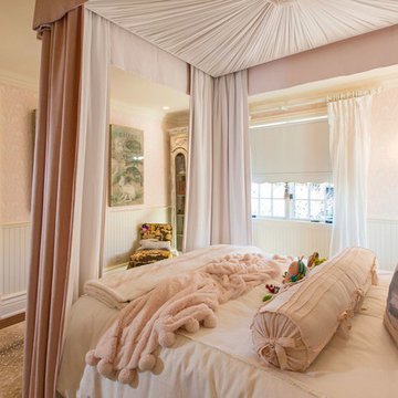Pink Traditional Girl's Room