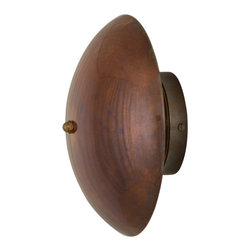 LUQA BRASS DISH WALL LIGHT - Wall Lights