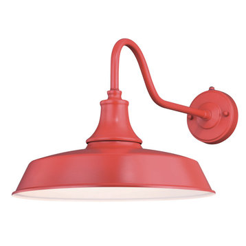 Dorado 15-in Outdoor Wall Light Red and White
