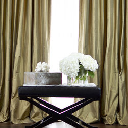 Solid Silk Dupioni Drapes - Curtains
