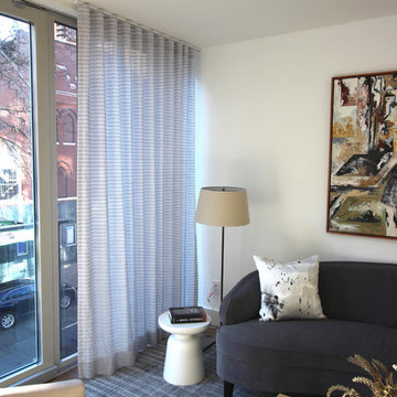 A new condo model unit drapery project