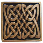 Notting Hill Decorative Hardware - Celtic Isles Knob Antique Brass, Antique Copper - Projection: 7/8"