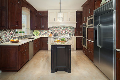 Inspiration for a contemporary kitchen remodel in Austin