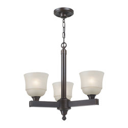 Royce Lighting - Brighton Collection Three Light Energy Star Chandelier By Royce Lighting - Chandeliers