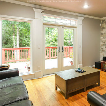 New Windows and Doors in Lovely Family Room - Renewal by Andersen Bay Area San F
