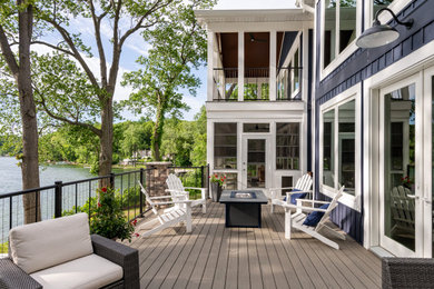 Inspiration for a cottage deck remodel in Grand Rapids